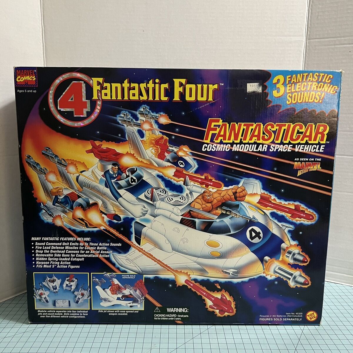 Fantastic Four Fantasticar Cosmic Modular Space Vehicle 1995 Fantastic Four Fantasticar Cosmic Modular Space Vehicle 1995