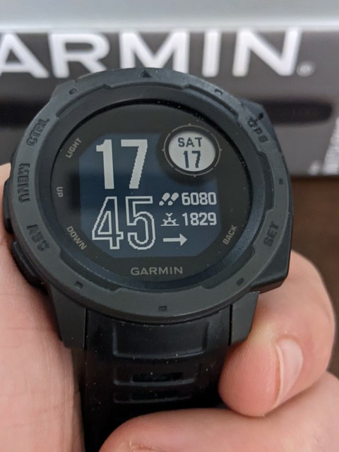 Garmin Instinct Rugged GPS Smart Watch - Graphite (010-02064-00) for sale online | eBay
