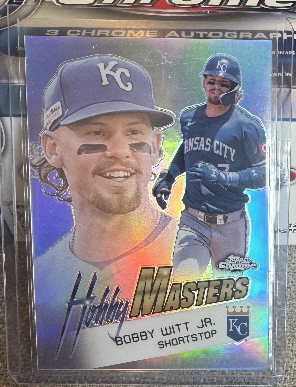 2025 Topps Chrome Bobby Witt Jr. Hobby Masters SSP 1:2543 Hobby Case Hit