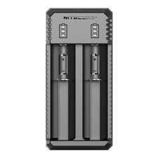 Nitecore UI2 Portable Dual-Slot USB Battery Charger Batteries not included 3.6 V