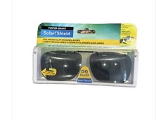 Brand New Foster Grant Solar Shield Clip On Polarized Sunglasses 56 Rec G