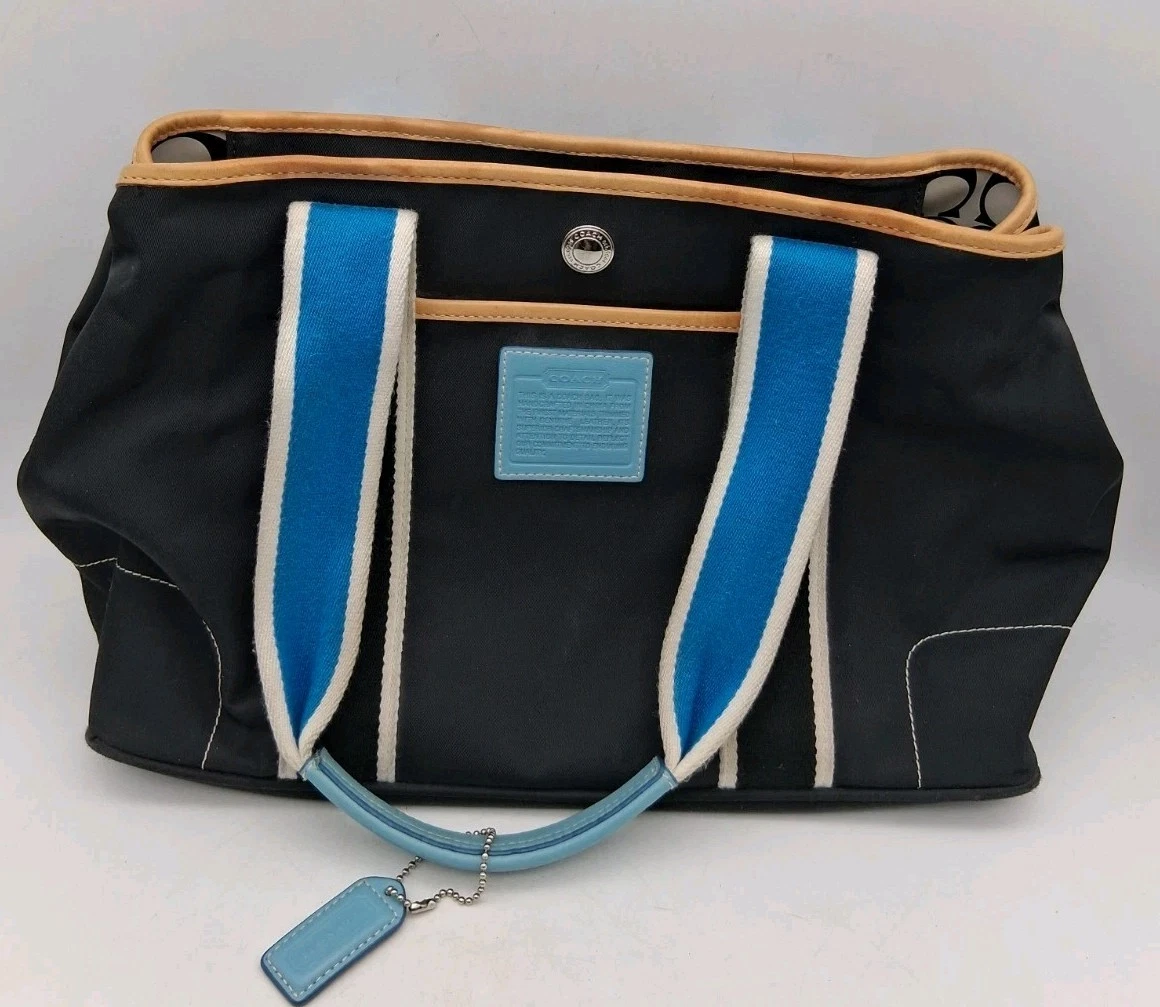 Coach Hampton Tote Blue Bags & Handbags for Women for sale | eBay