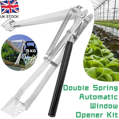 Double Spring Greenhouse Window Autovent Automatic Opener Auto Vent Tool New