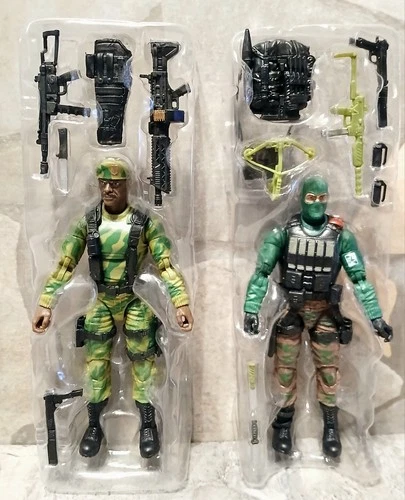 GI Joe Classified Retro Beach Head & Sergeant Stalker COMPLETE 6" Figure Lot