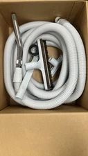 Central Vacuum Low Voltage Hose 30 feet long and 7 attachments
