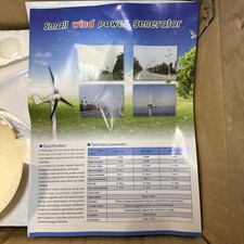 Small Wind Power Generator Turbine Kit – Boxed – Off Grid / Renewable Energy