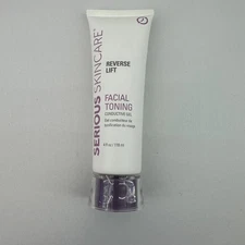 Serious Skincare Reverse Lift Facial Toning Conductive Gel 4oz Sealed Tube
