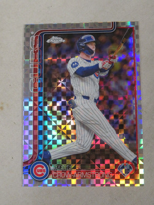 Pete Crow-Armstrong 2025 Topps Chrome Update X-Fractors #USC76 Chicago Cubs