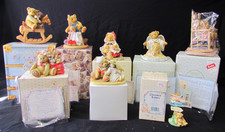 Lot of 8 Cherished Teddies Bear Figurine Red Riding/Lucy/Homer/Lois/Tessa G8