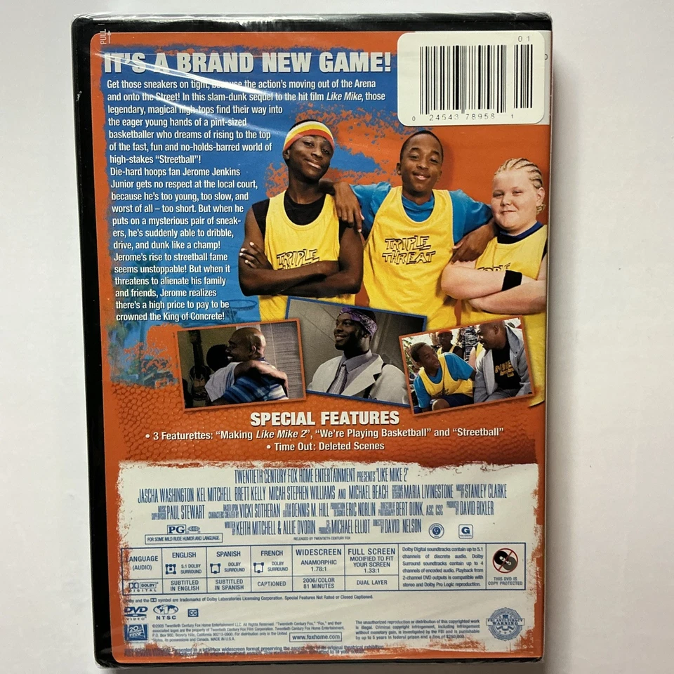 Like Mike 2 Streetball DVD Movie Basketball Comedy New Please Read - Image 2 of 3