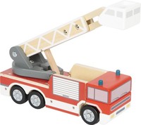 Small Foot Brandweerauto Met Draaibare Ladder Van Hout, Speelvoertui (Us Import)
