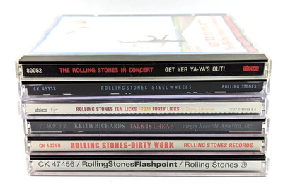 Rolling Stones Keith Richards CD Lot Get Yer YaYa Steel Wheels Ten Licks Flashpt