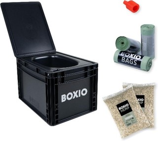 Portable Camping Toilet Auction Bags Hemp Waste Separator BOXIO Toilet Plus
