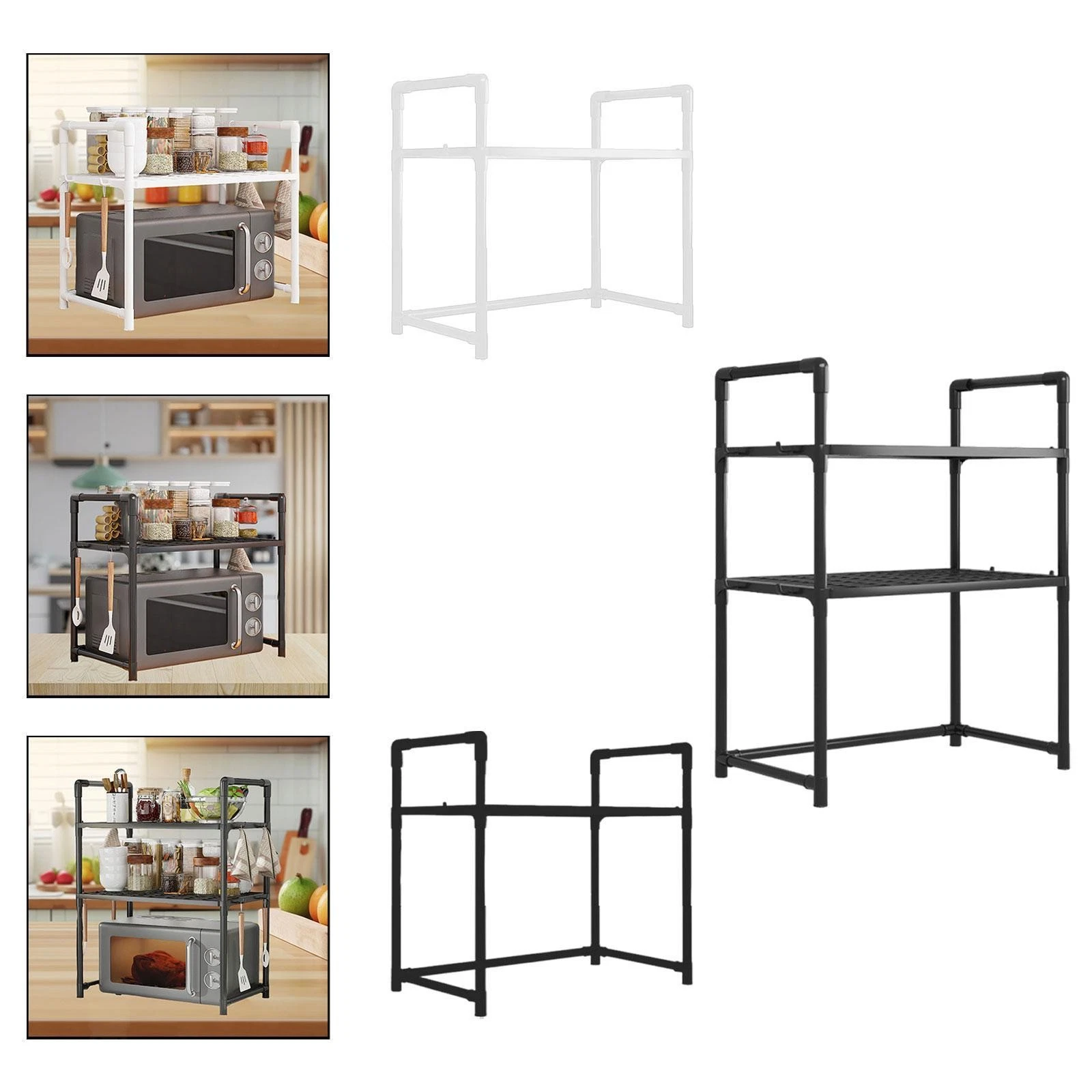 Microwave Oven Storage Rack Thickened Kitchen Storage Stand Microwave Shelf