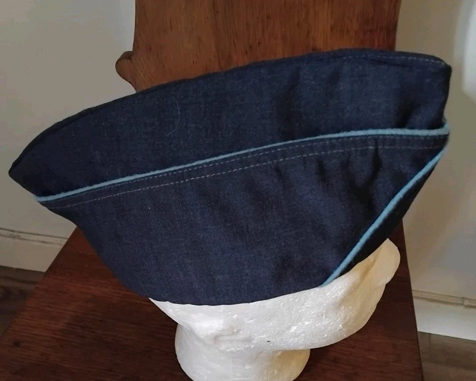 SAAF SOUTH AFRICAN AIR FORCE  Forage Cap 58cm 1980's  - Image 3 of 4