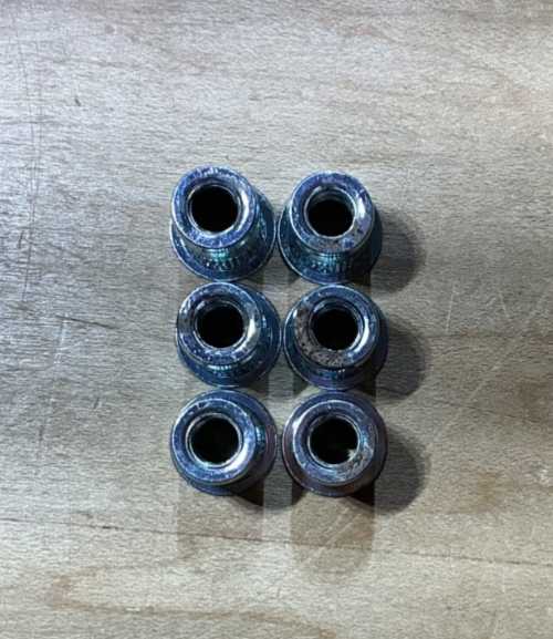 6 MRAP OSHKOSH Clinch Plain Nuts, NSN 5310-01-381-9929 PN 12419169