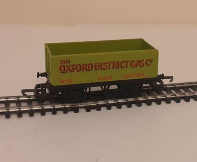 Lima Spur O GWR Erz/Kohlewagen Nr. 600'' The Oxford District Gas Co. No. 18 zoll