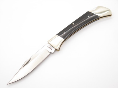 #ad #ad Vtg 1980s Ranger#x27;s Falcon G. Sakai Seki Japan 4quot; Micarta Folding Lockback Knife $39.95