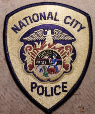 CA National City California Police Shoulder Patch