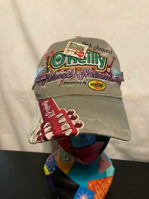 2005 O'Reilly Midsouth Nationals Hat Memphis TN NHRA White VINTAGE 4 EVENT PINS