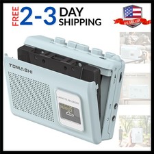 Portable Cassette Player Tape Recorder with Built-in Speaker,Microphone,Headp...