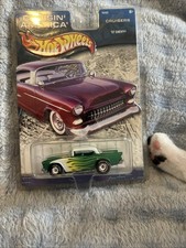 HOT WHEELS 2002 WALMART EXCLUSIVE CRUISIN' AMERICA CRUISERS GREEN '57 CHEVY!