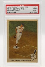 Fleer - Beating the Williams Shift 1959 Ted Williams 30 PSA MINT 9 (OC)
