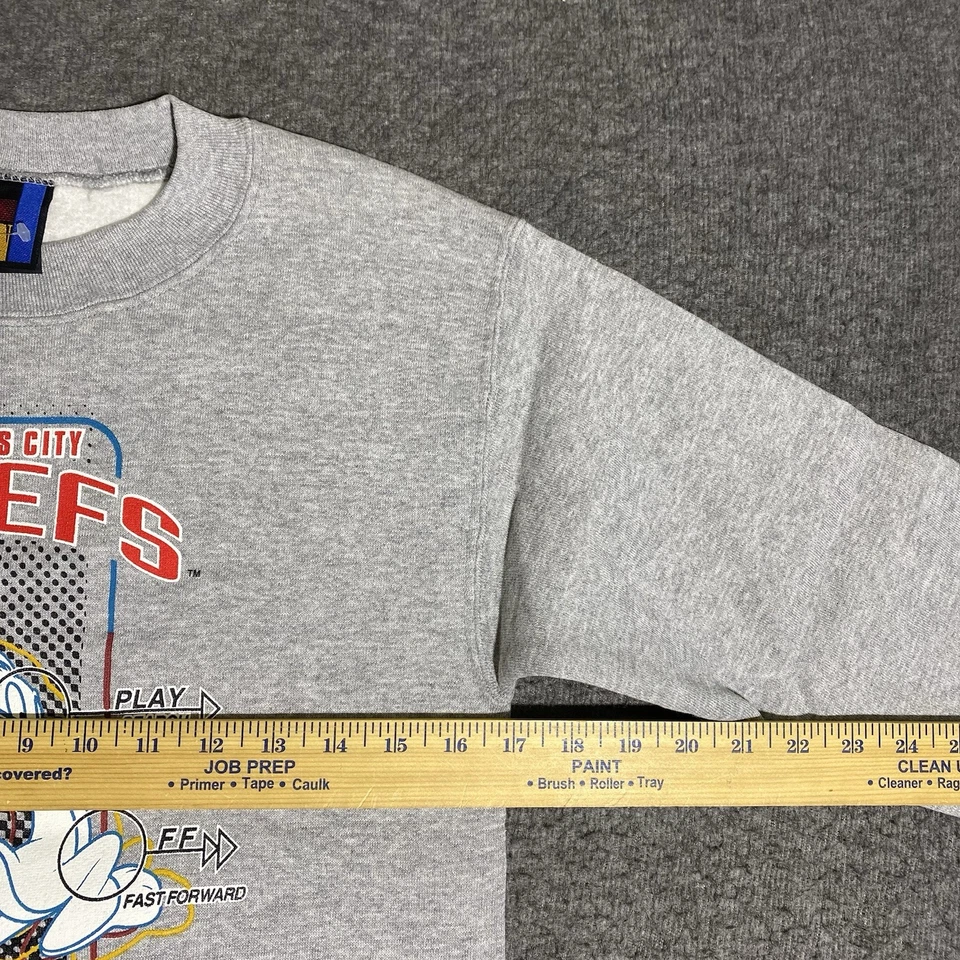 Sudadera De Colección Años 90 Kansas City Chiefs Looney Tunes Juvenil Mediana Bugs Bunny Foto 4 de 4