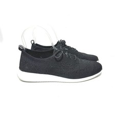 Cole HAAN Women  s 2.ZER GRAND Stitchlite Oxford Sneakers Black Knit Size 7
