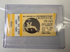 Grateful Dead Ticket Stub July 15 1984 Greek Theatre Berkeley CA Original