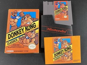 Donkey Kong Classics (Nintendo NES, CIB, Complete w/ Box & Manual, Authentic)