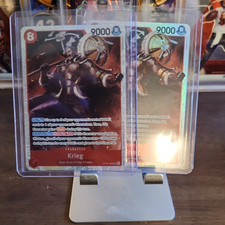 Bandai One Piece Card Game Krieg OP15-008 SR Parallel Foil 9000 Power 2 cards💸 