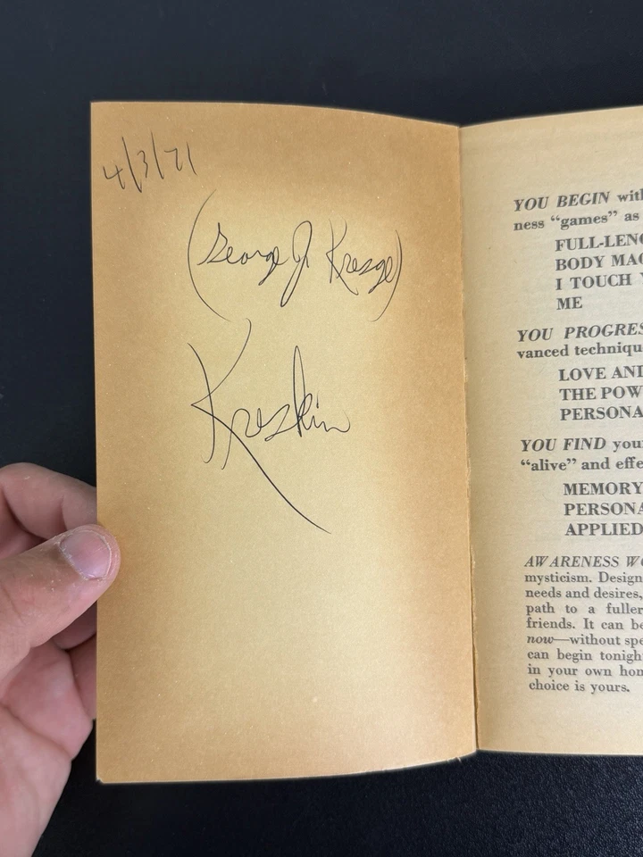 Conduct Your Own Awareness Sessions 1970 Sensitivity Training - Kreskin coll. - Image 4 of 4