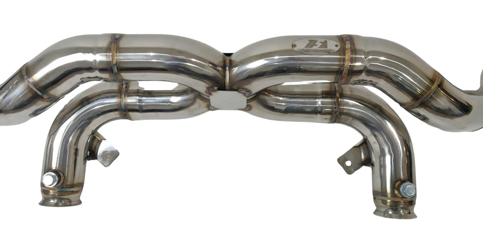 Fits Lamborghini Gallardo 04-08 TOP SPEED PRO-1 T304 X-Pipe Exhaust System V1