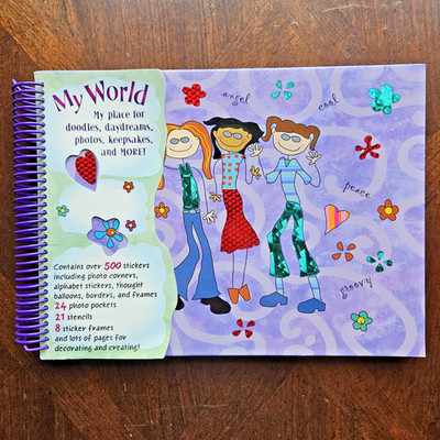 My World Girls Y2K Scrapbook Memory Keeper Book Photo Album 2003 See All Photos