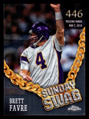 2024 Topps Chrome Brett Favre Sunday Swag #SS-13