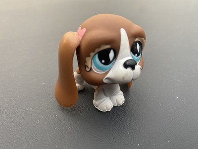 LPS Bassett Hound #1205 Dot Eyes & Bows | eBay Australia