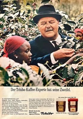 Tchibo Kaffee Coffee German Language Print Ad 1964 Germany