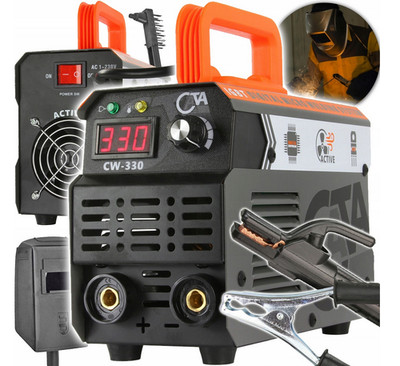 IGBT Schweißgerät LCD 330A 230V Inverter MMA Set Maske Kabel HOT START VRD