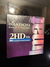 Imation 3.5 Diskettes 10 Pack IBM Formatted 1...