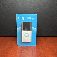 Ring Battery Doorbell Plus Satin Nickel - Brand New 4028 