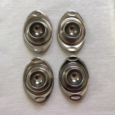 4 Eierbecher WMF Modell "Baden Baden" Cromargan, stapelbar, Ostergeschenk