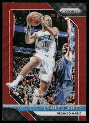 Evan Fournier - 2018-19 Panini Prizm Basketball - Red Prizm #139
