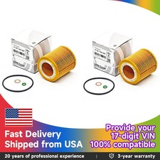 2 Pack Oil Filters HU816x for BMW 3.0l 328i 5...