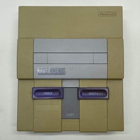 Super Nintendo Entertainment System SNES Video Game Console SNS-001 Gray