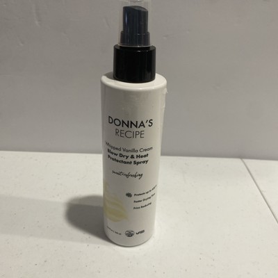 Donna's Recipe Blow Dry & Heat Protectant Spray Whipped Vanilla Read 
