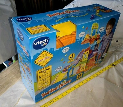 Vtech Baby Toot Toot Fahrer Parkturm riesige Mega Autobahn komplett in Box