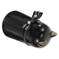 Cat Urn Ashes, Animal Figurine Ceramic Keepsake Box, Cremation