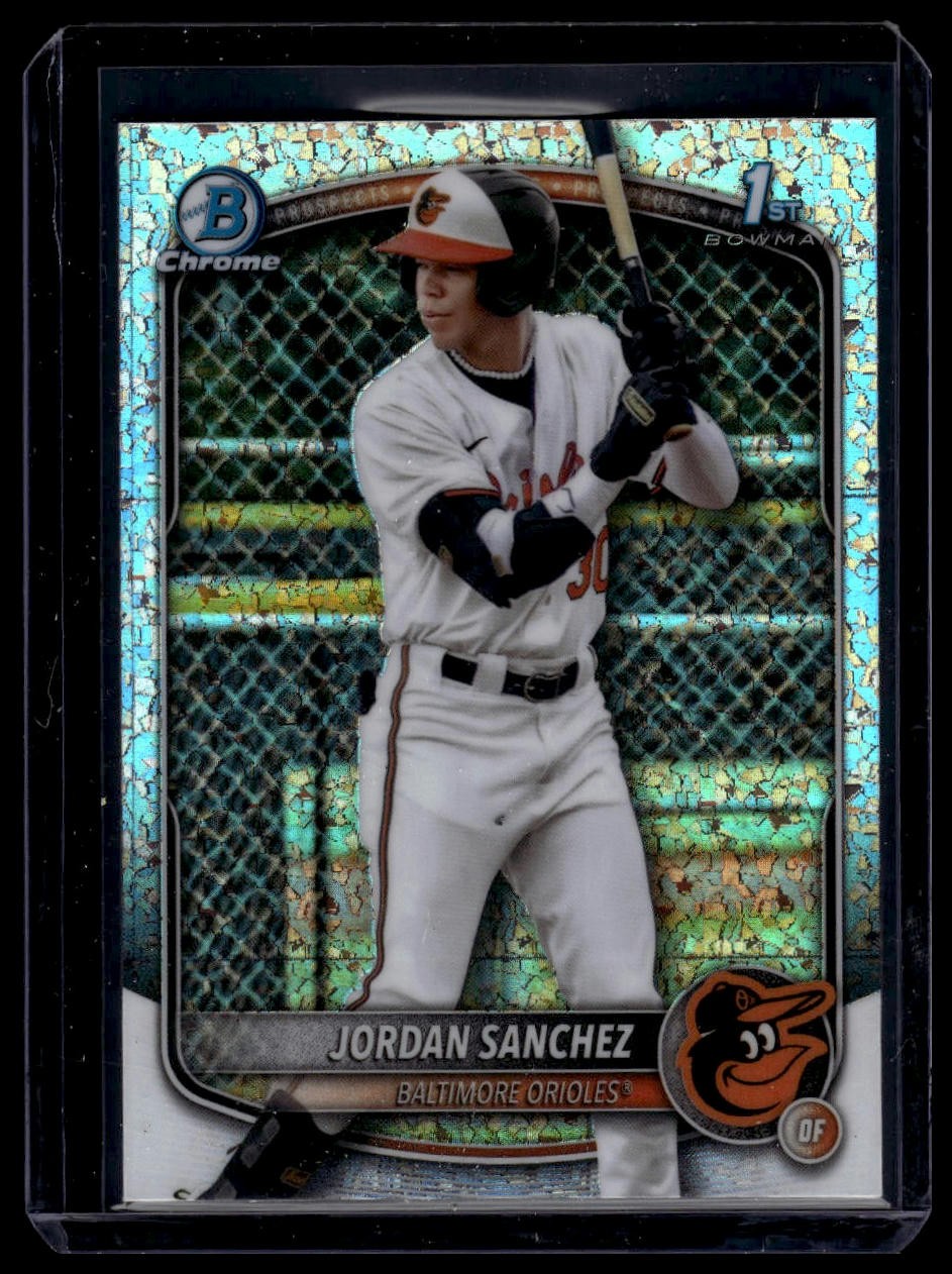 2025 Bowman Chrome #BCP-208 Jordan Sanchez Prospects Mini-Diamond