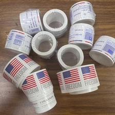 Collection 20 ROLLS Of 100 USPS Postage !!-2000 PCS-Special Sale (2023)